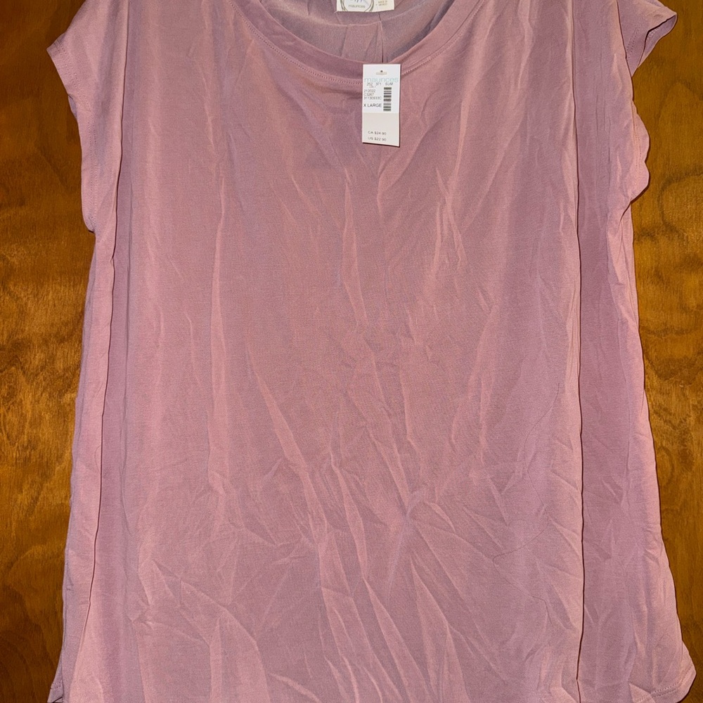 Maurices Dusty Pink Short Sleeve Tee